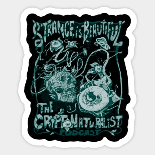 Strange is Beautiful (Dark) Sticker